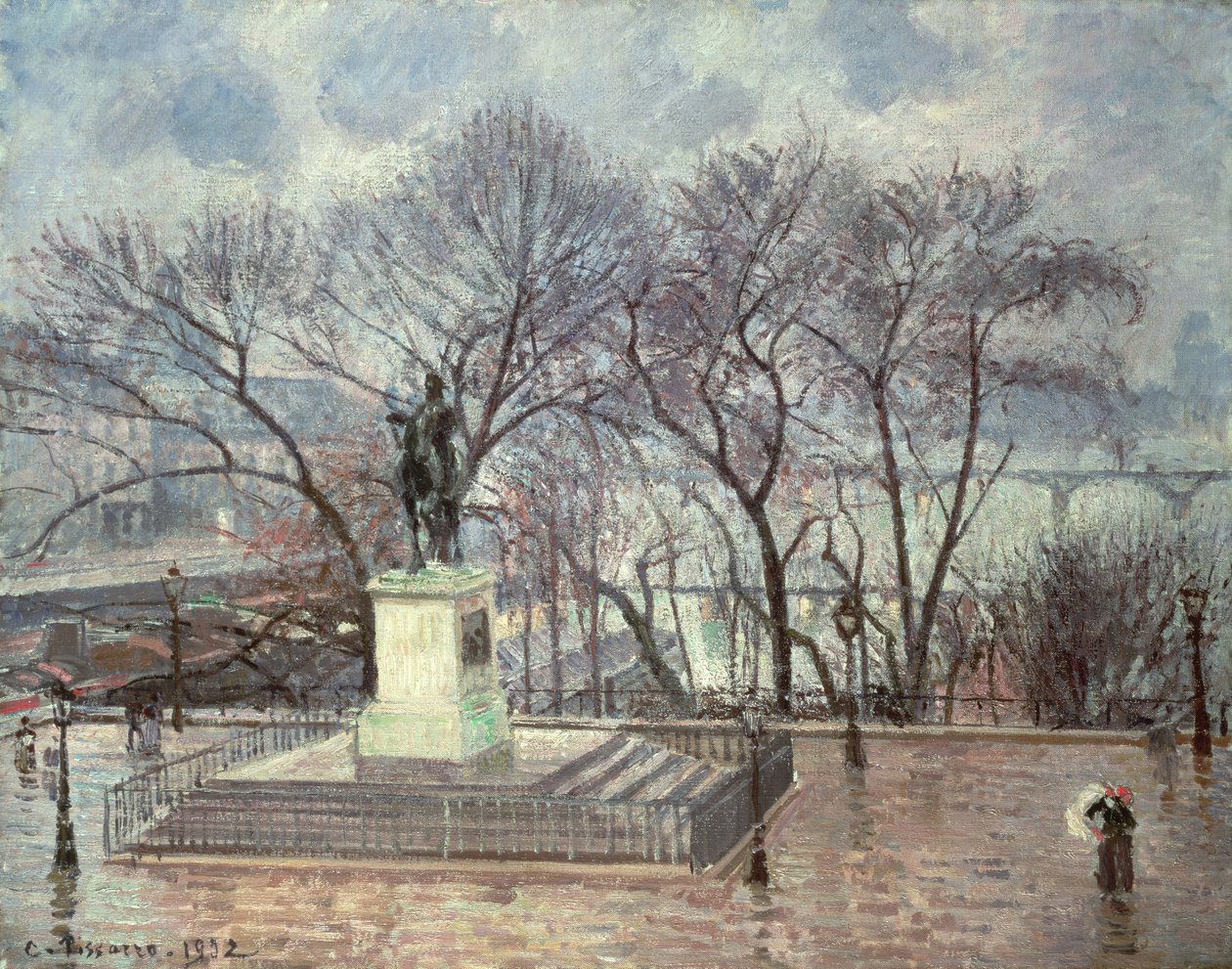 The Pont Neuf, Paris by Camille Jacob Pissarro