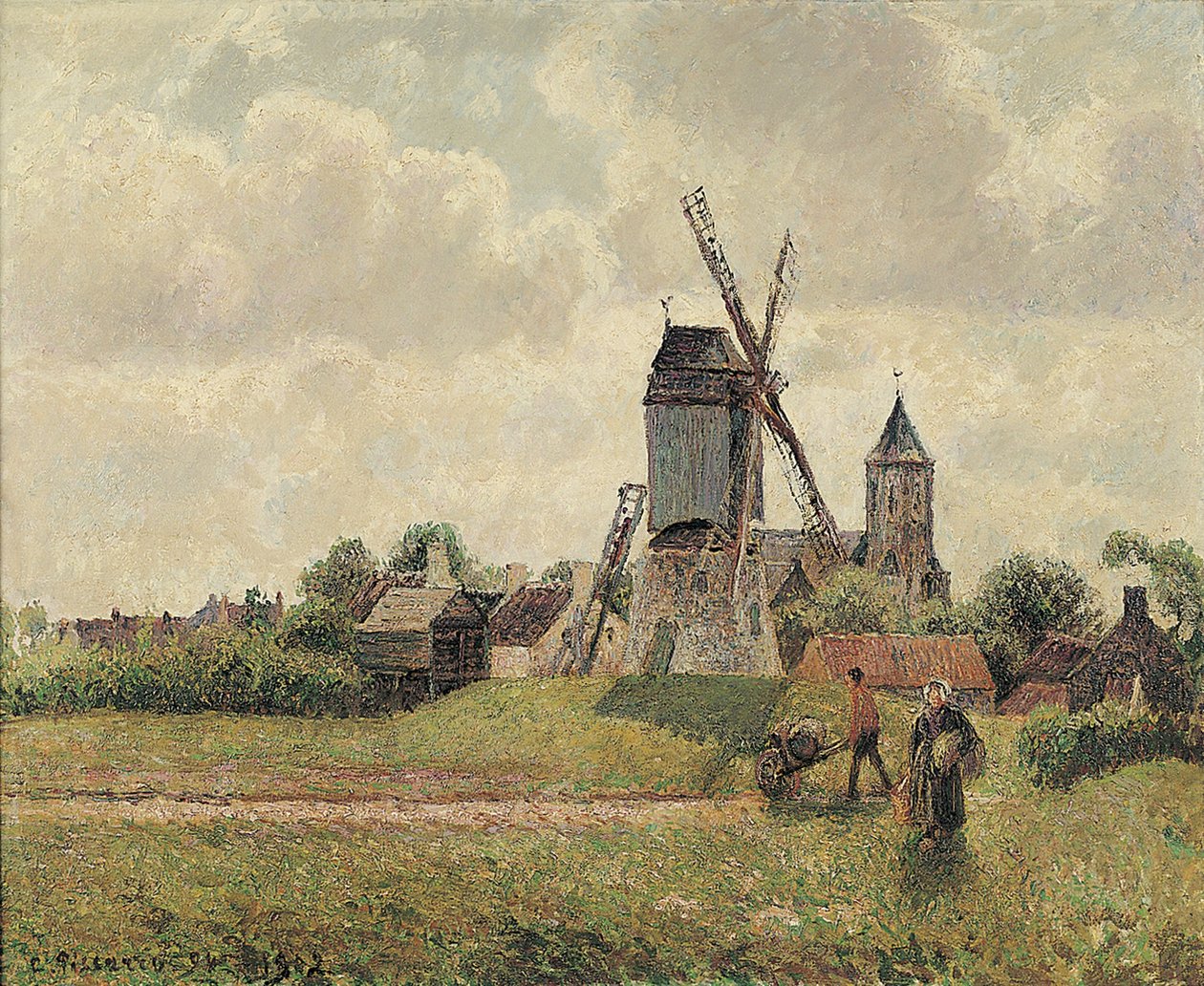 The Vieux-Moulin in Knokke by Camille Jacob Pissarro