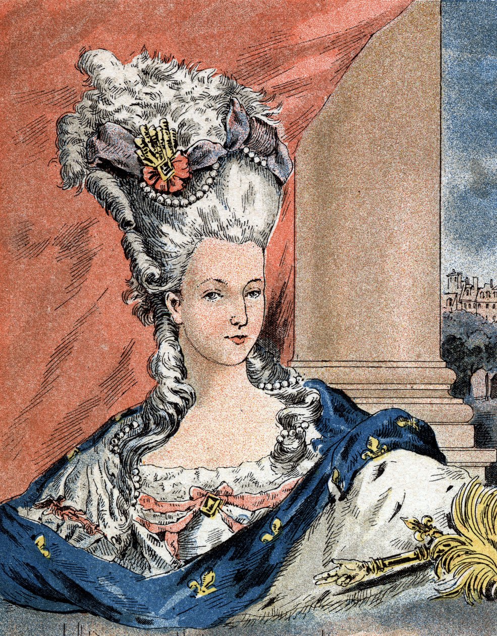 Portrait of Marie Antoinette by Camille Gilbert