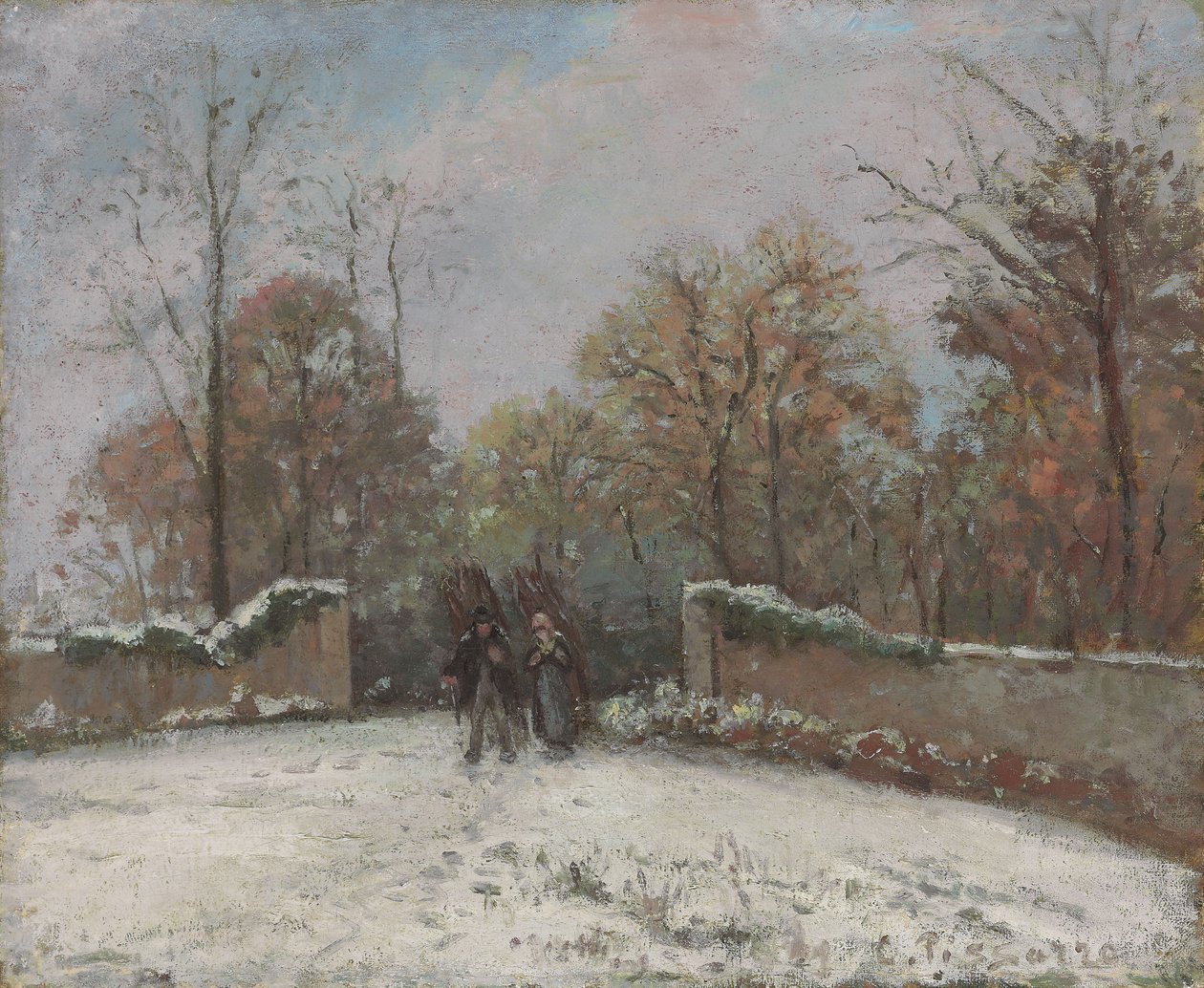 Entering the Forest of Marly by Camille Jacob Pissarro