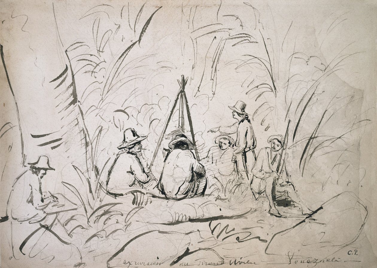 Excursion to Mont Avila, Venezuela by Camille Jacob Pissarro