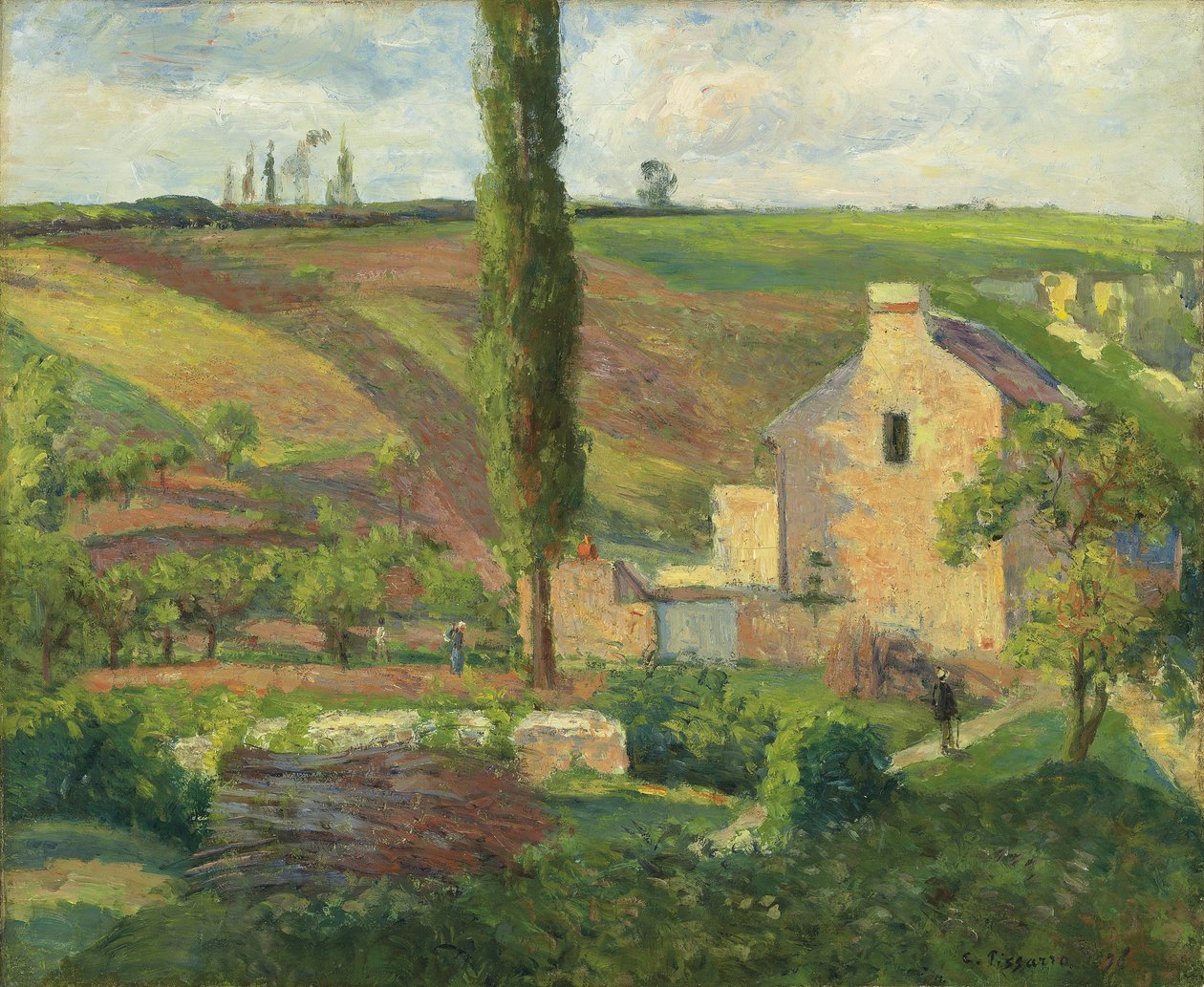 The Hill of Mathurins at the Hermitage, Pontoise by Camille Jacob Pissarro