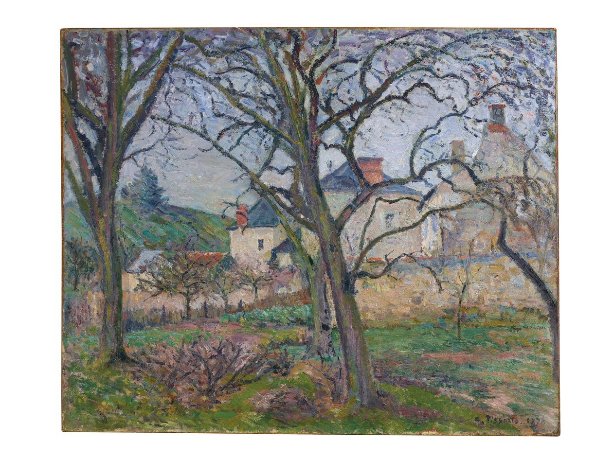 The Garden of Maubuisson, Seen Towards the Saint-Denis Coast, Pontoise by Camille Jacob Pissarro