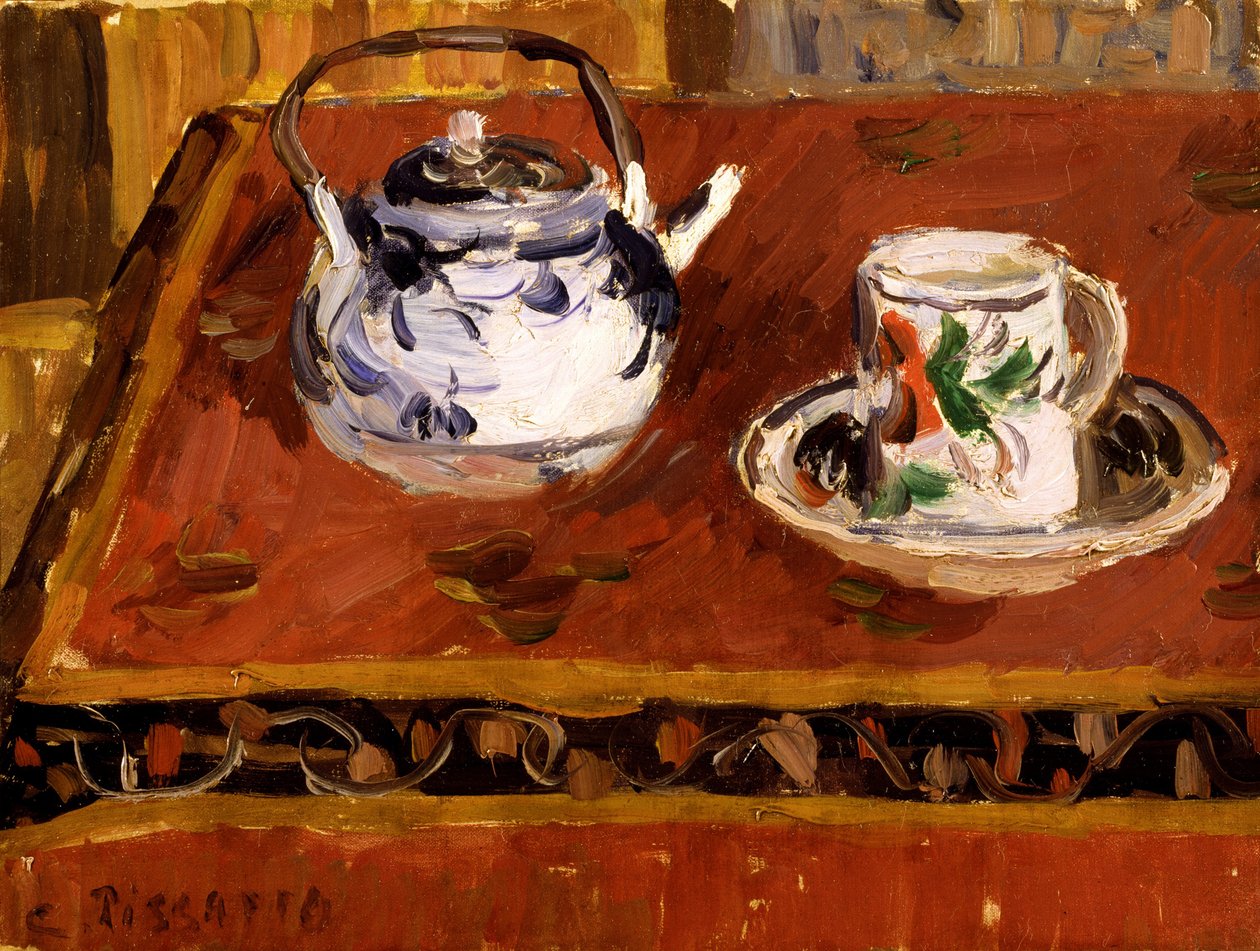 Still Life, Cup and Teapot, 1899 by Camille Jacob Pissarro