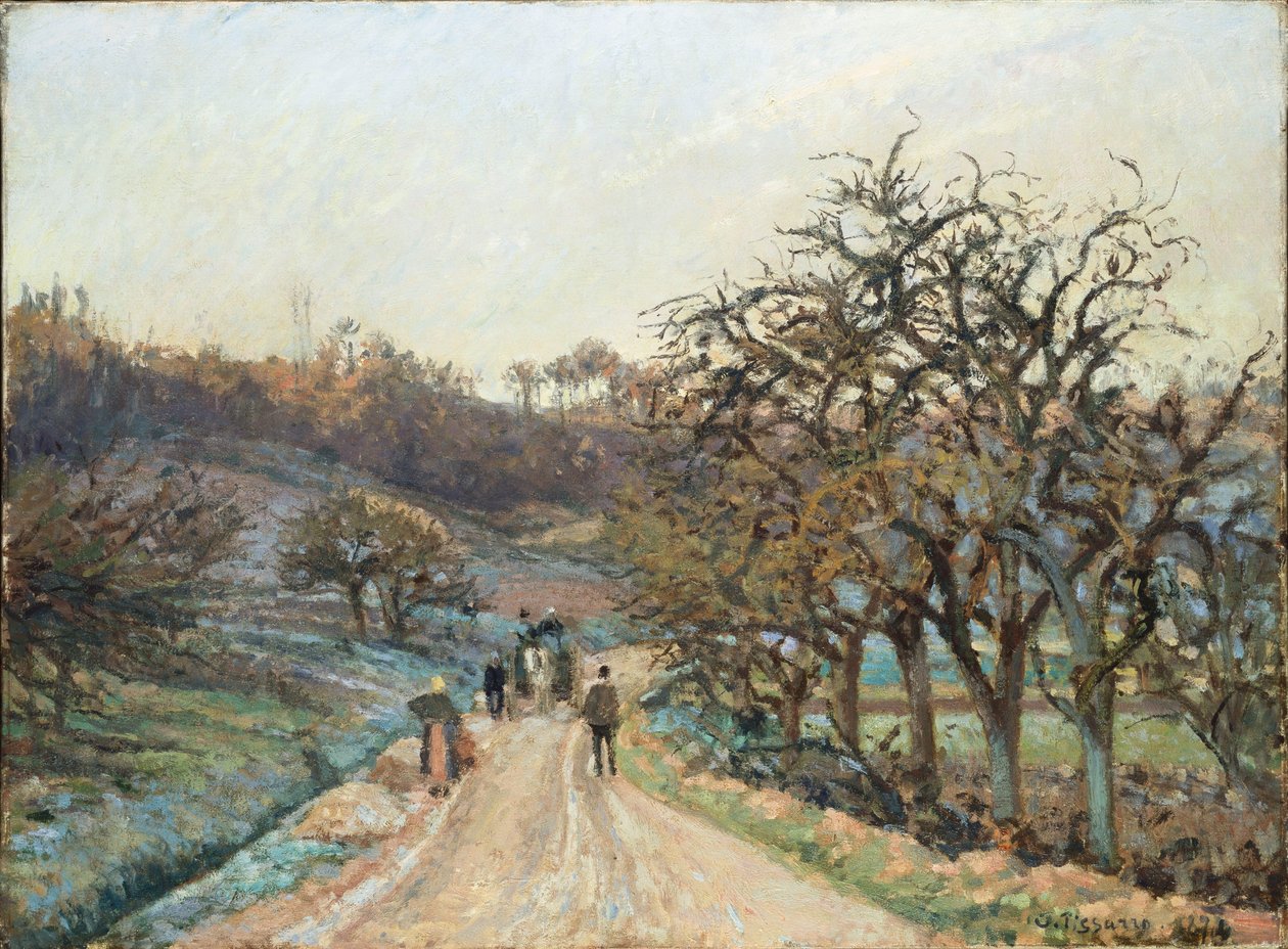 Orchard near Osny, Pontoise by Camille Jacob Pissarro