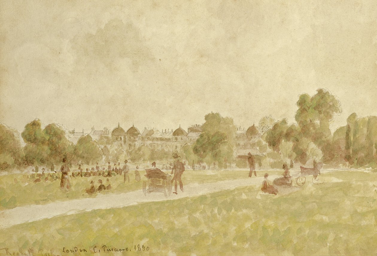 Regents Park, London by Camille Jacob Pissarro