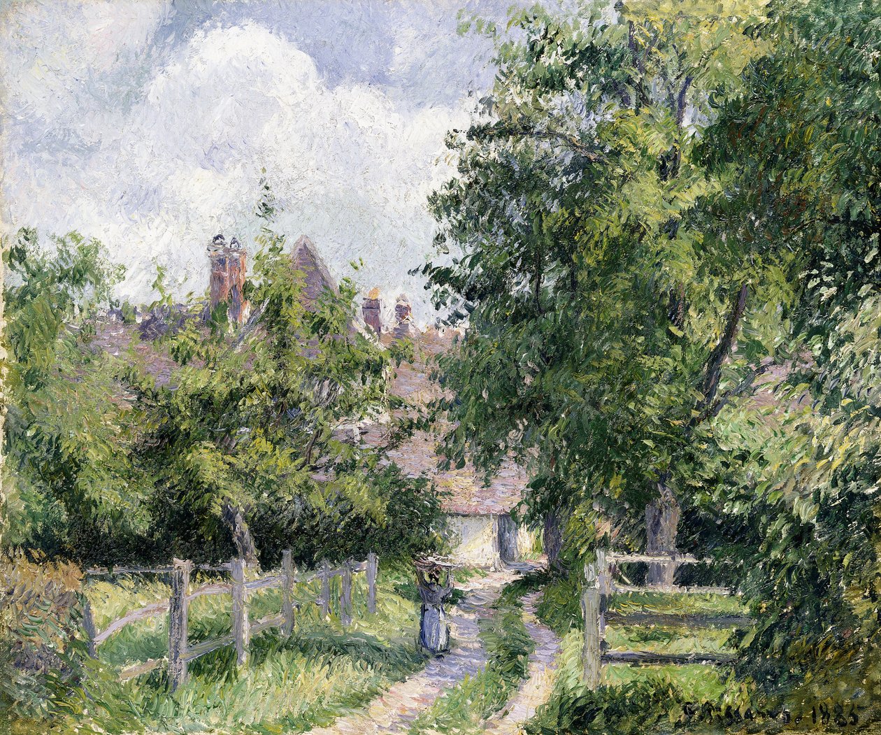 Saint-Martin, near Gisors by Camille Jacob Pissarro