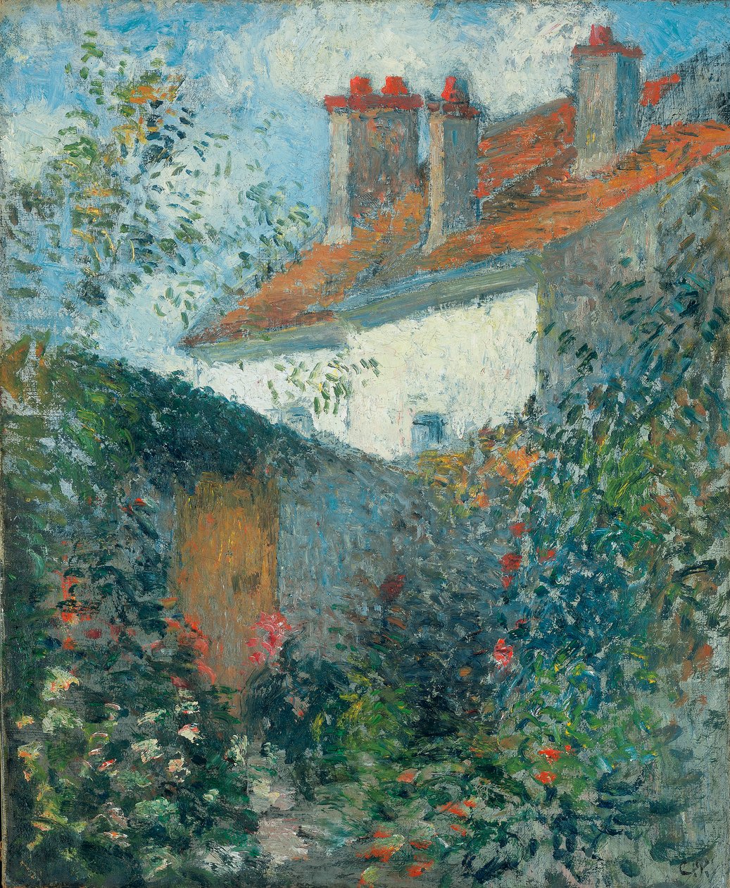 Study at Pontoise by Camille Jacob Pissarro