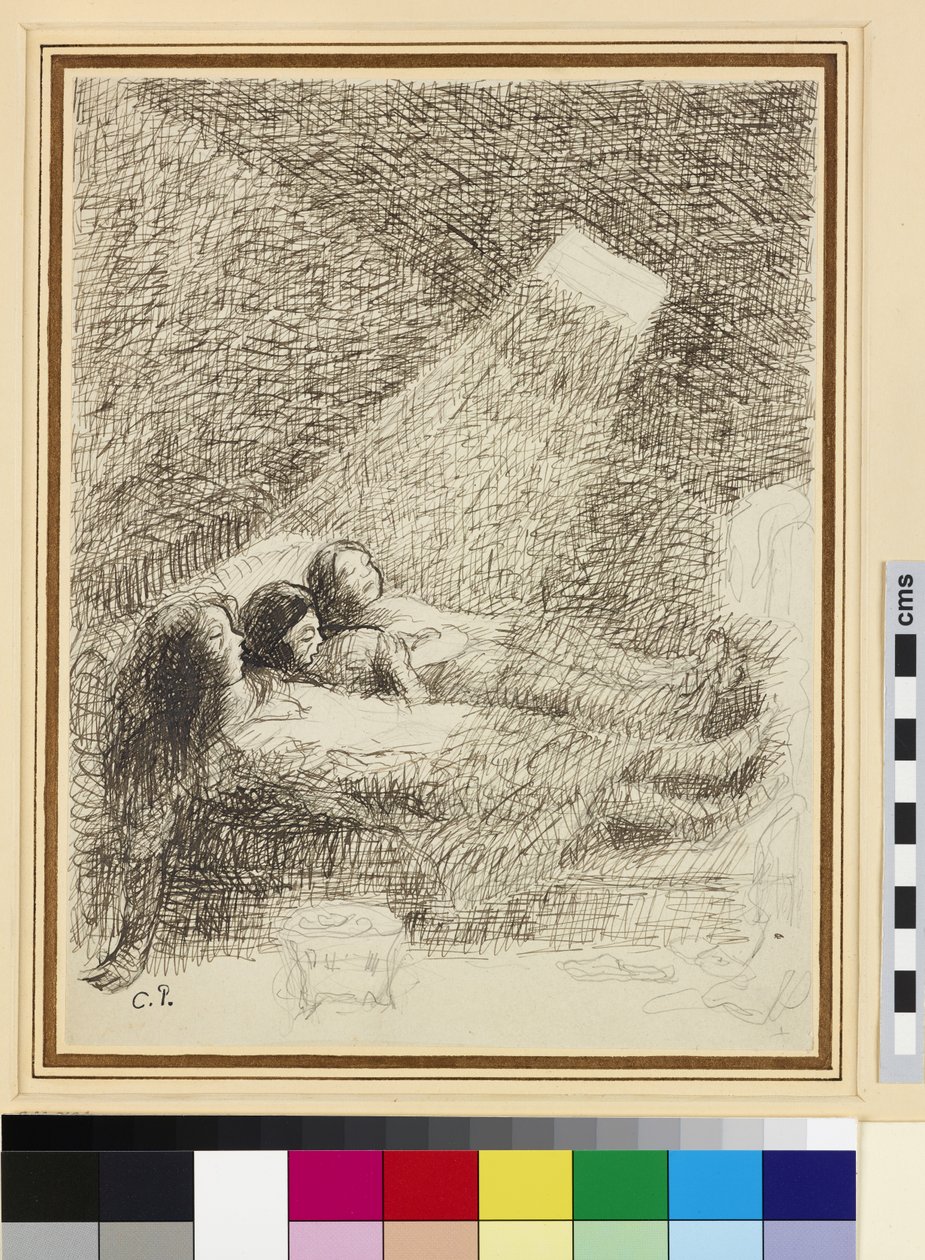 Study for The Asphyxia by Camille Jacob Pissarro