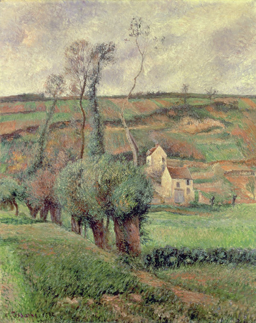 The Cote de Chou at Pontoise, 1882 by Camille Jacob Pissarro