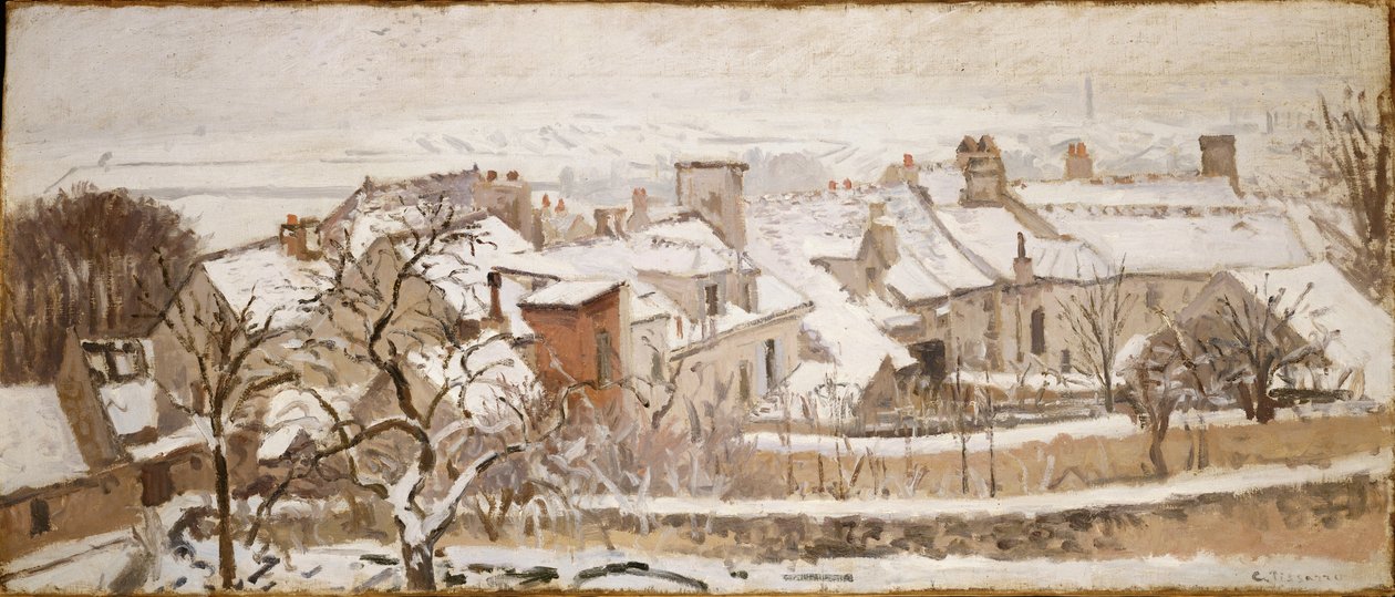 The Four Seasons: Winter by Camille Jacob Pissarro