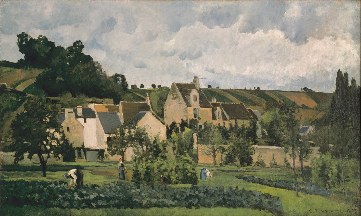 The Hermitage at Pontoise by Camille Jacob Pissarro