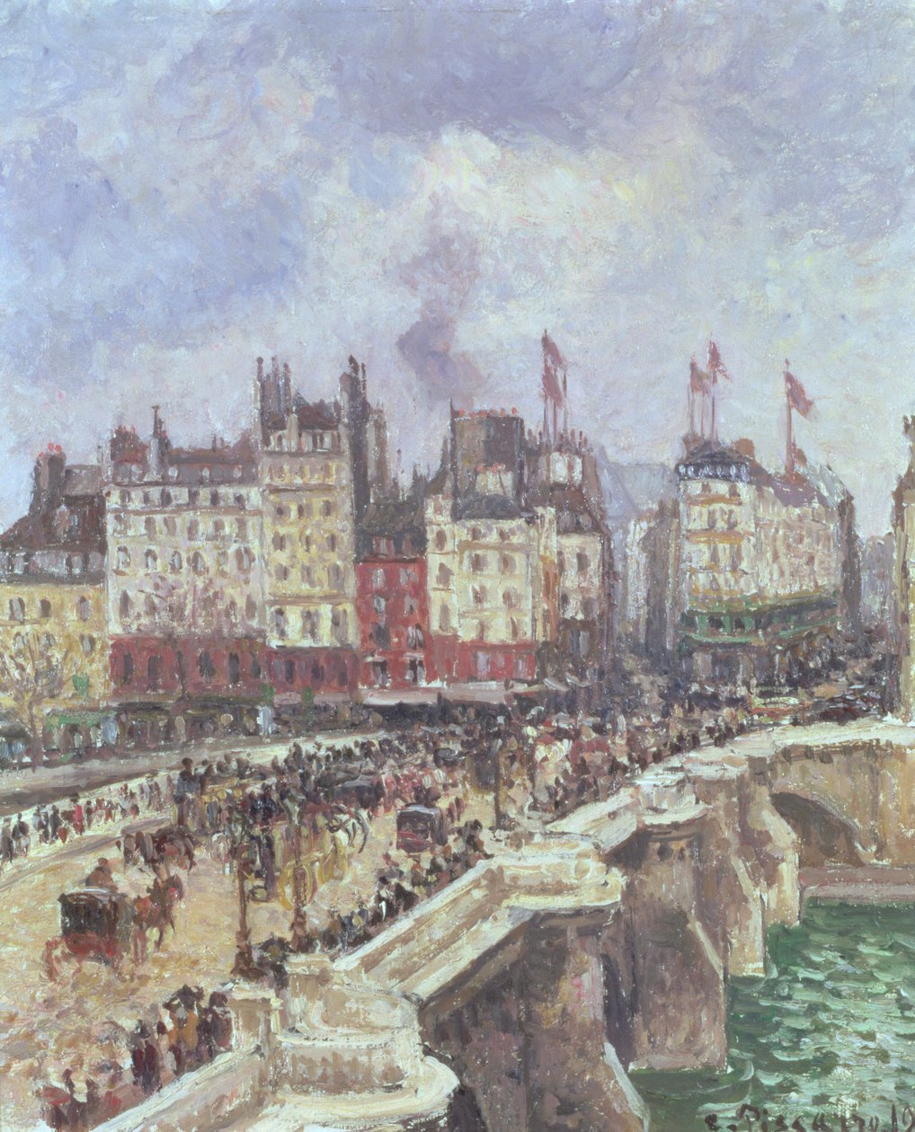 The Pont Neuf, 1901 by Camille Jacob Pissarro