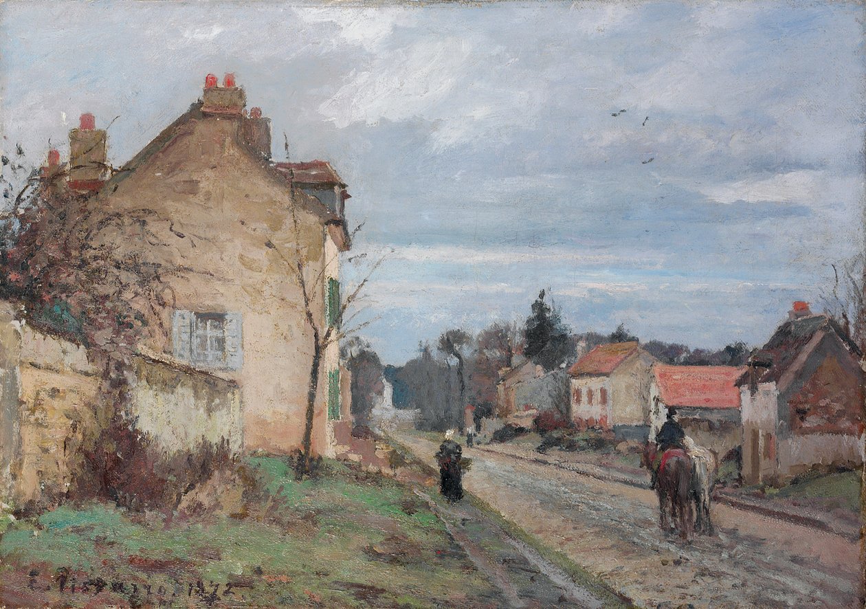 The Road to Louveciennes by Camille Jacob Pissarro