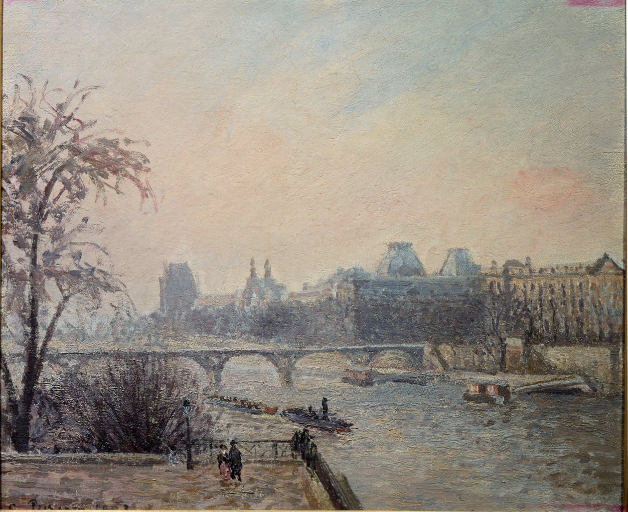 The Seine and the Louvre by Camille Jacob Pissarro