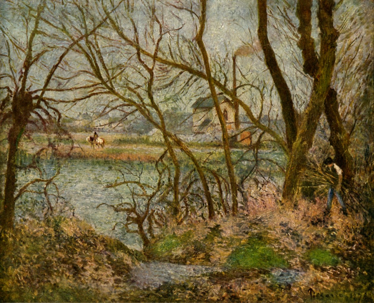 The Woodcutter, 1878, 1939 by Camille Jacob Pissarro