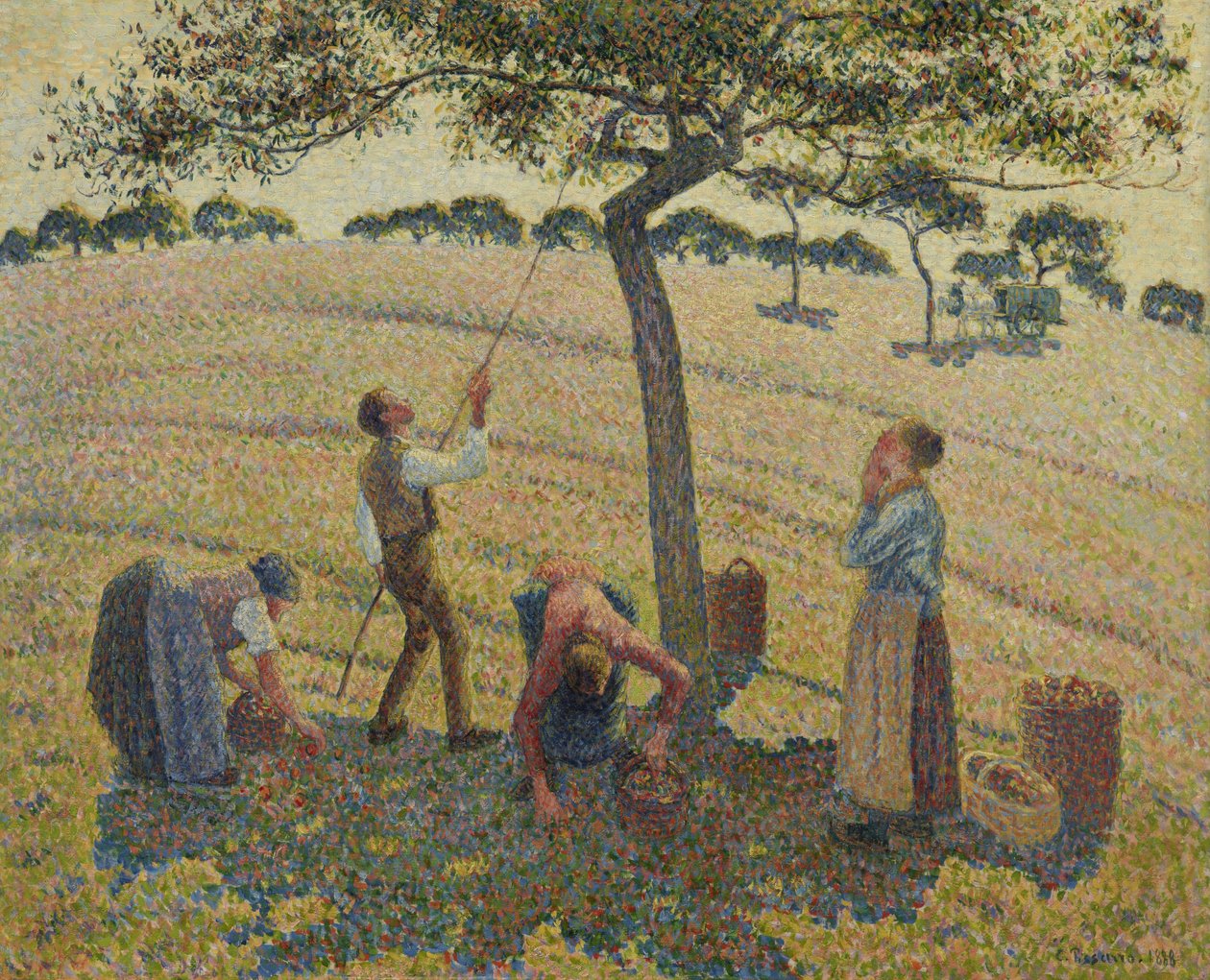 Apple Harvest by Camille Jacob Pissarro