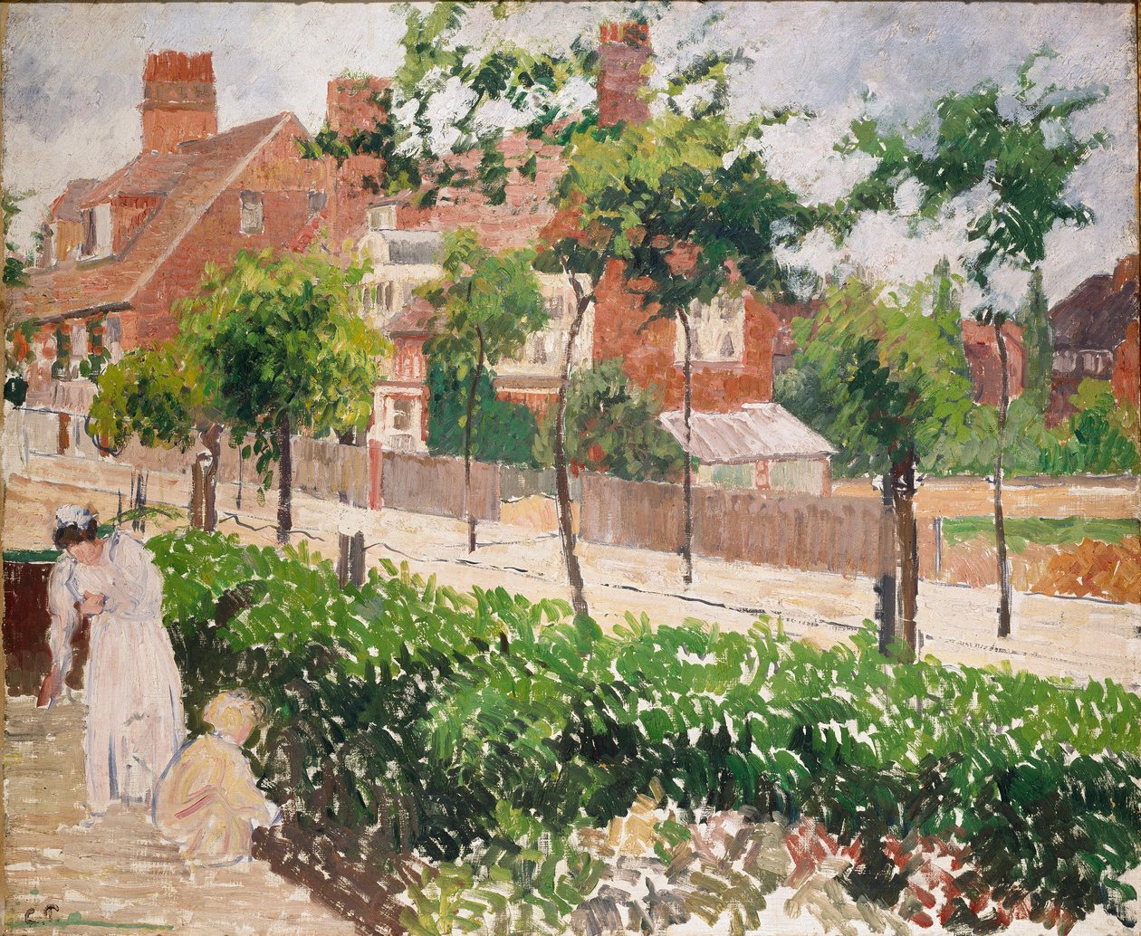 Bath Road, London, 1897 by Camille Pissarro