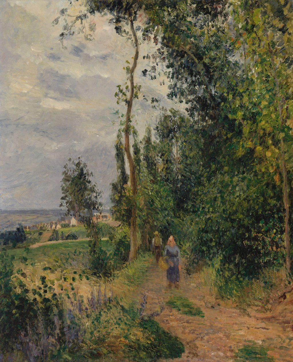 Côte des Grouettes, near Pontoise by Camille Jacob Pissarro