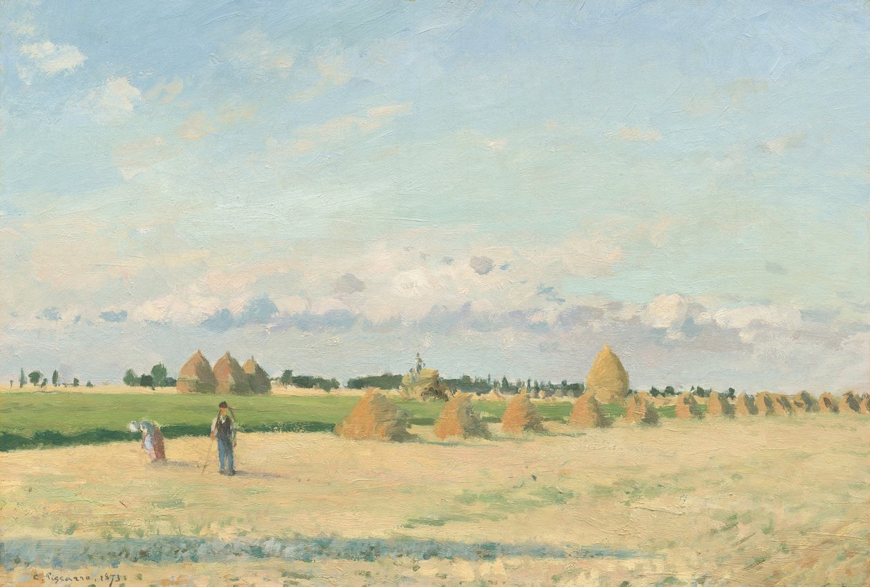 Landscape, Ile-de-France by Camille Pissarro