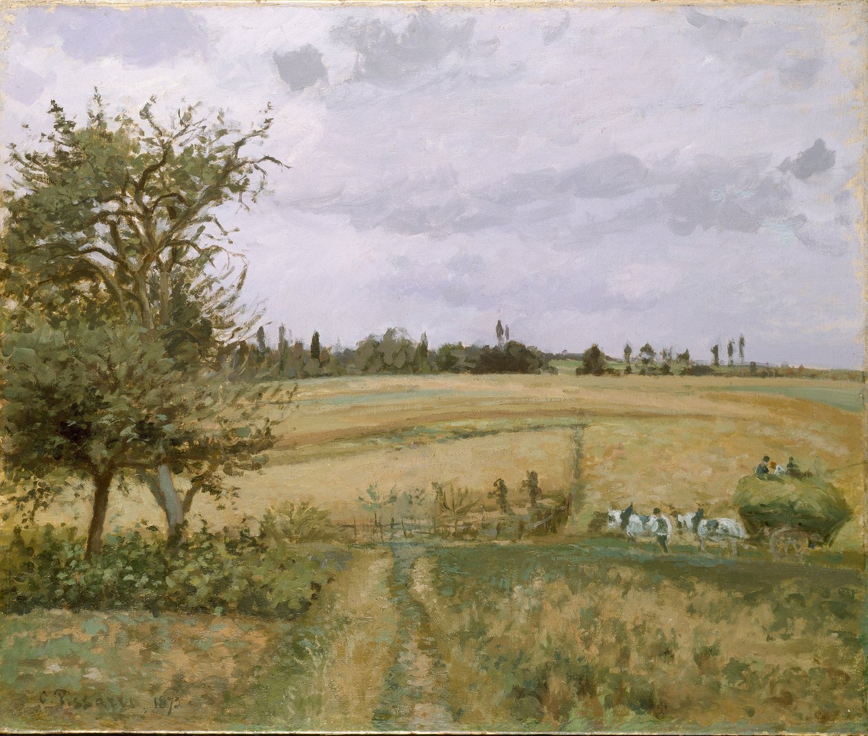 Landscape at Pontoise by Camille Pissarro