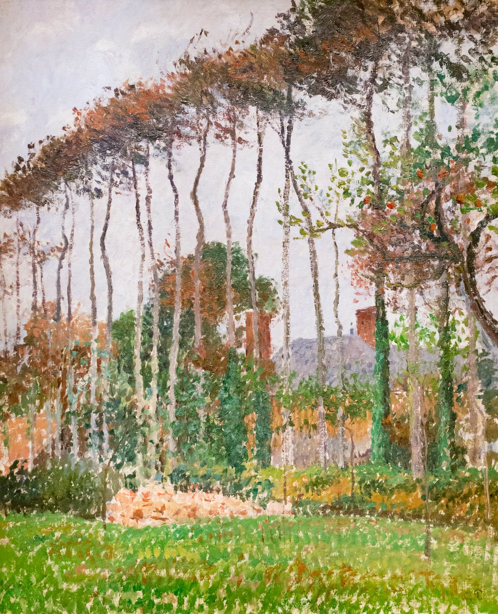 Landscape at Varengeville, c. 1889 by Camille Pissarro