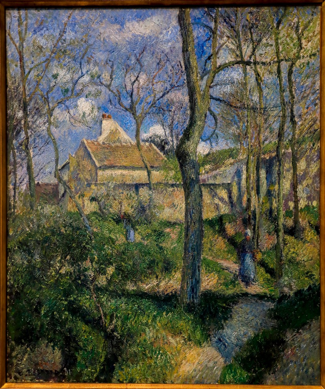 Path to Les Pouilleux, Pontoise. 1881 by Camille Pissarro