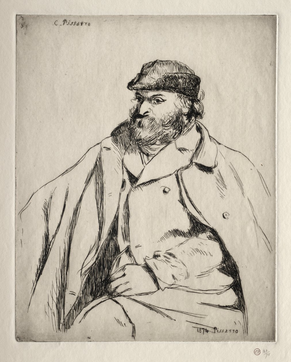 Paul Cézanne by Camille Pissarro