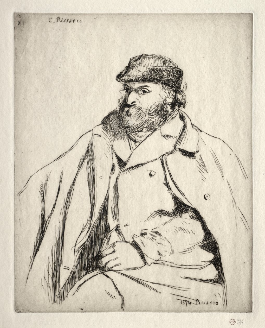 Paul Cézanne by Camille Pissarro