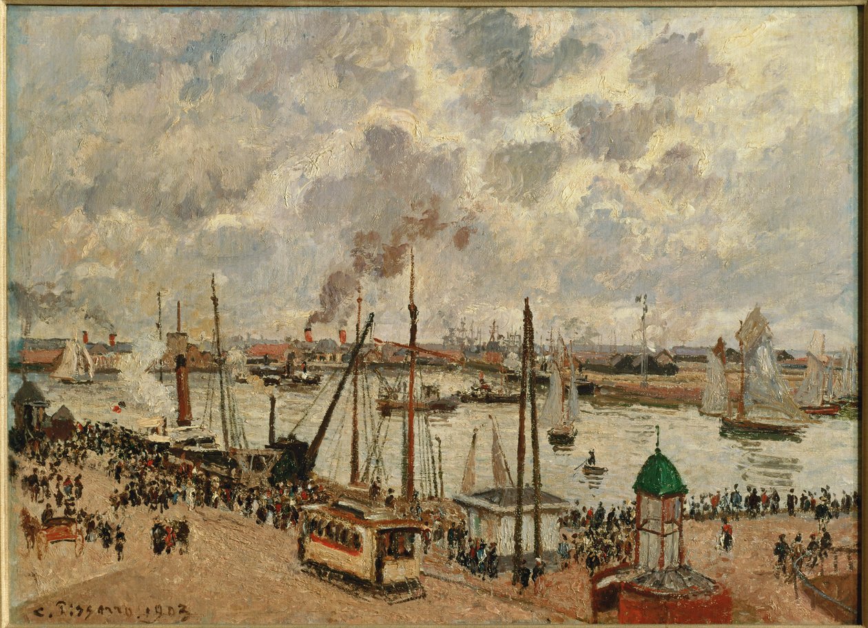 Port of Le Havre by Camille Pissarro