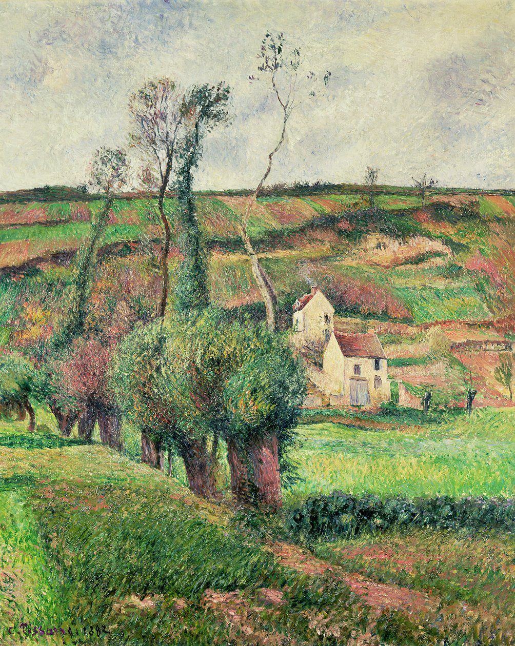 The Cabbage Slopes, Pontoise by Camille Jacob Pissarro