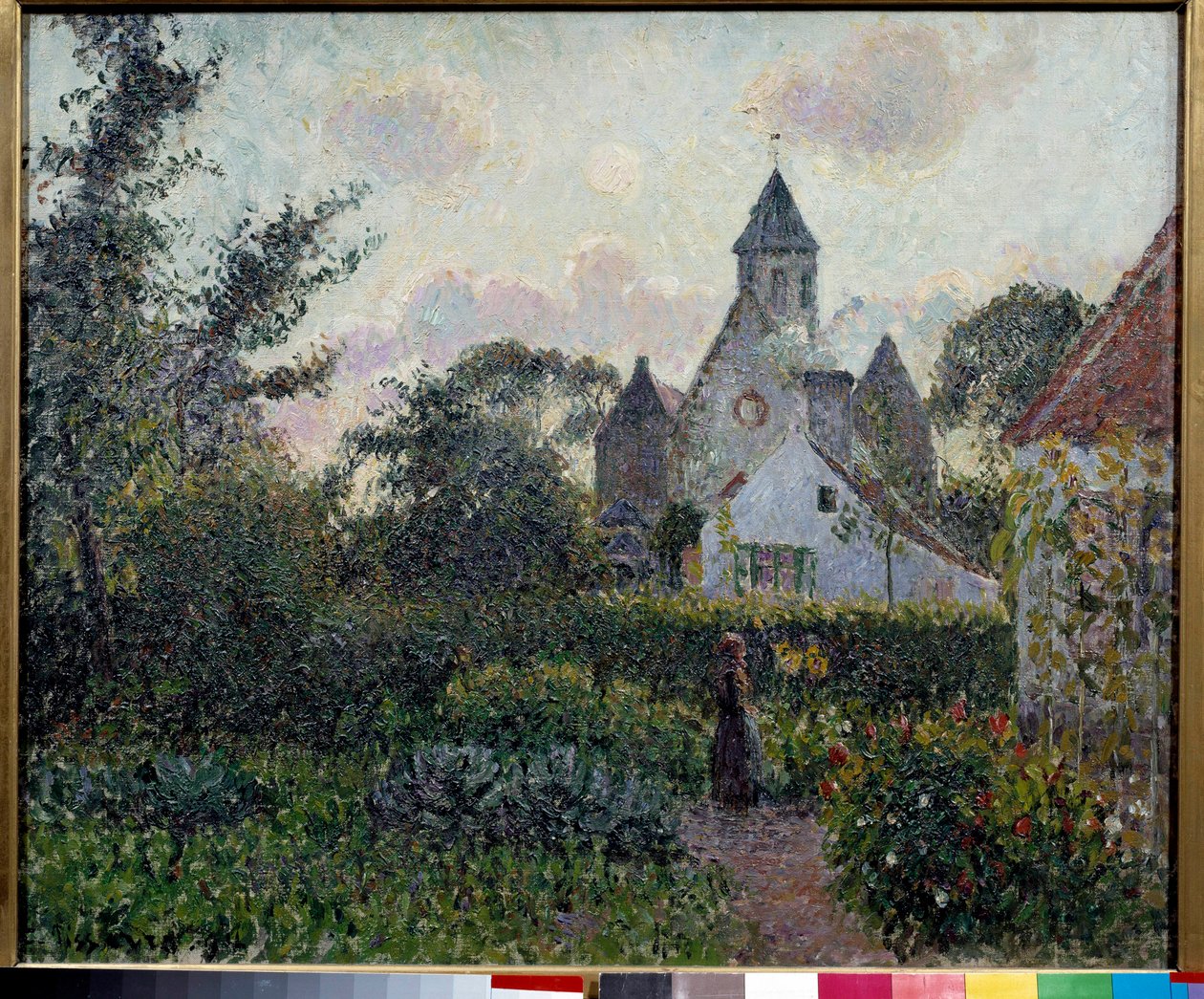 The Church of Knocke in Belgium. Painting by Camille Pissarro (1894) Paris, Musee d