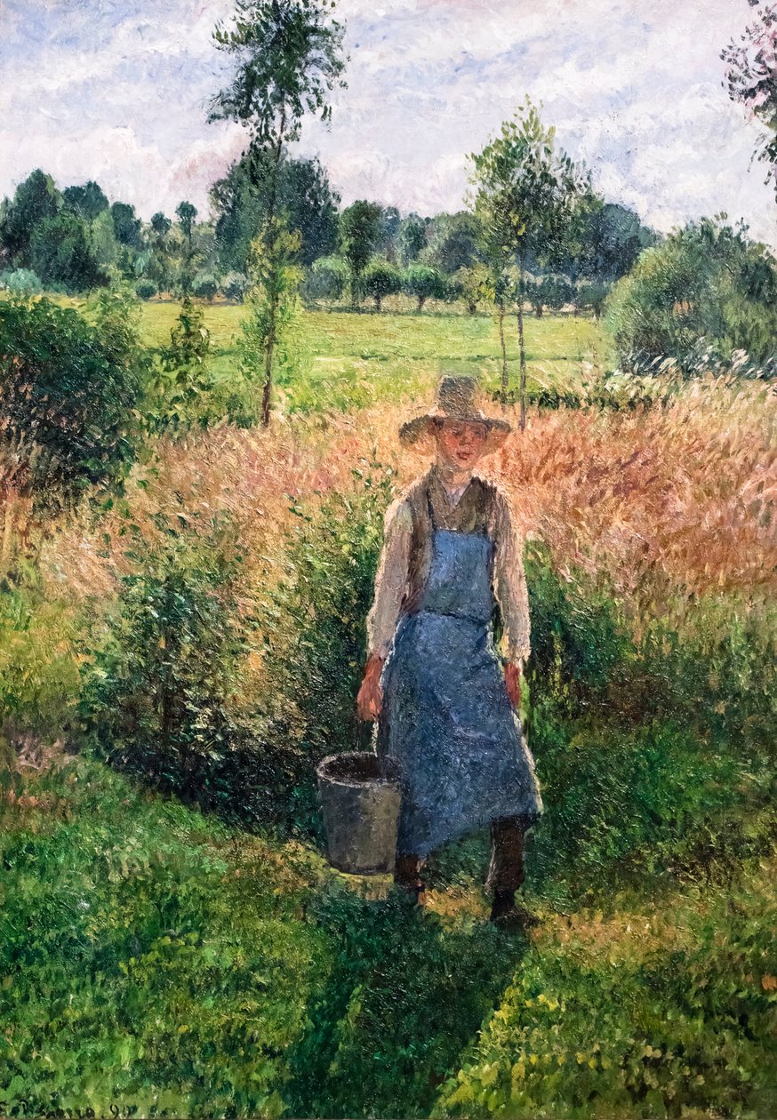 The Gardener by Camille Pissarro
