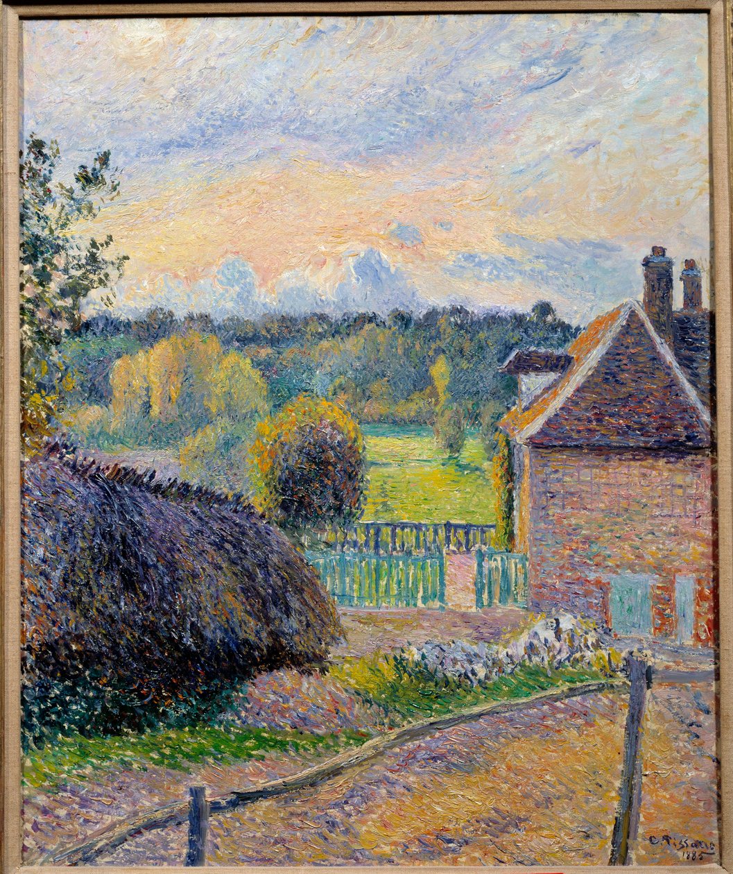The House of Madness in Eragny by Camille Jacob Pissarro