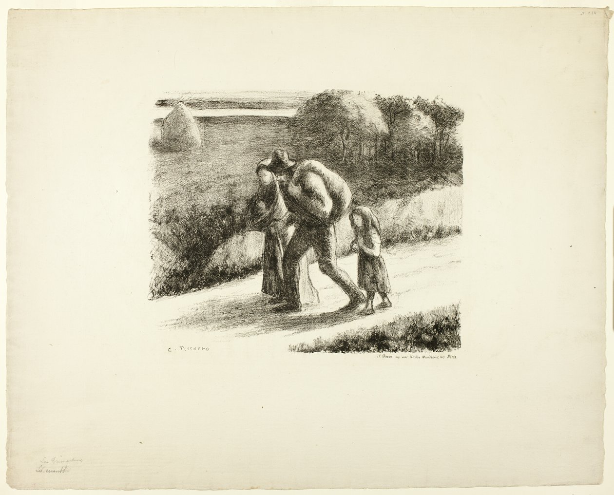 The Vagabonds by Camille Pissarro