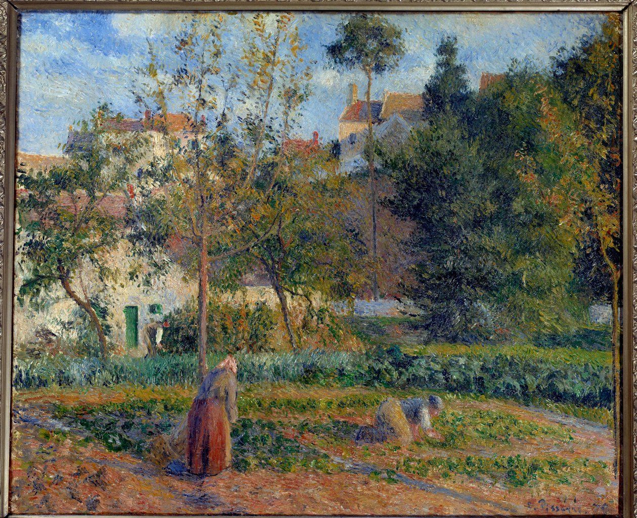 Vegetable Garden at the Hermitage, Pontoise by Camille Jacob Pissarro
