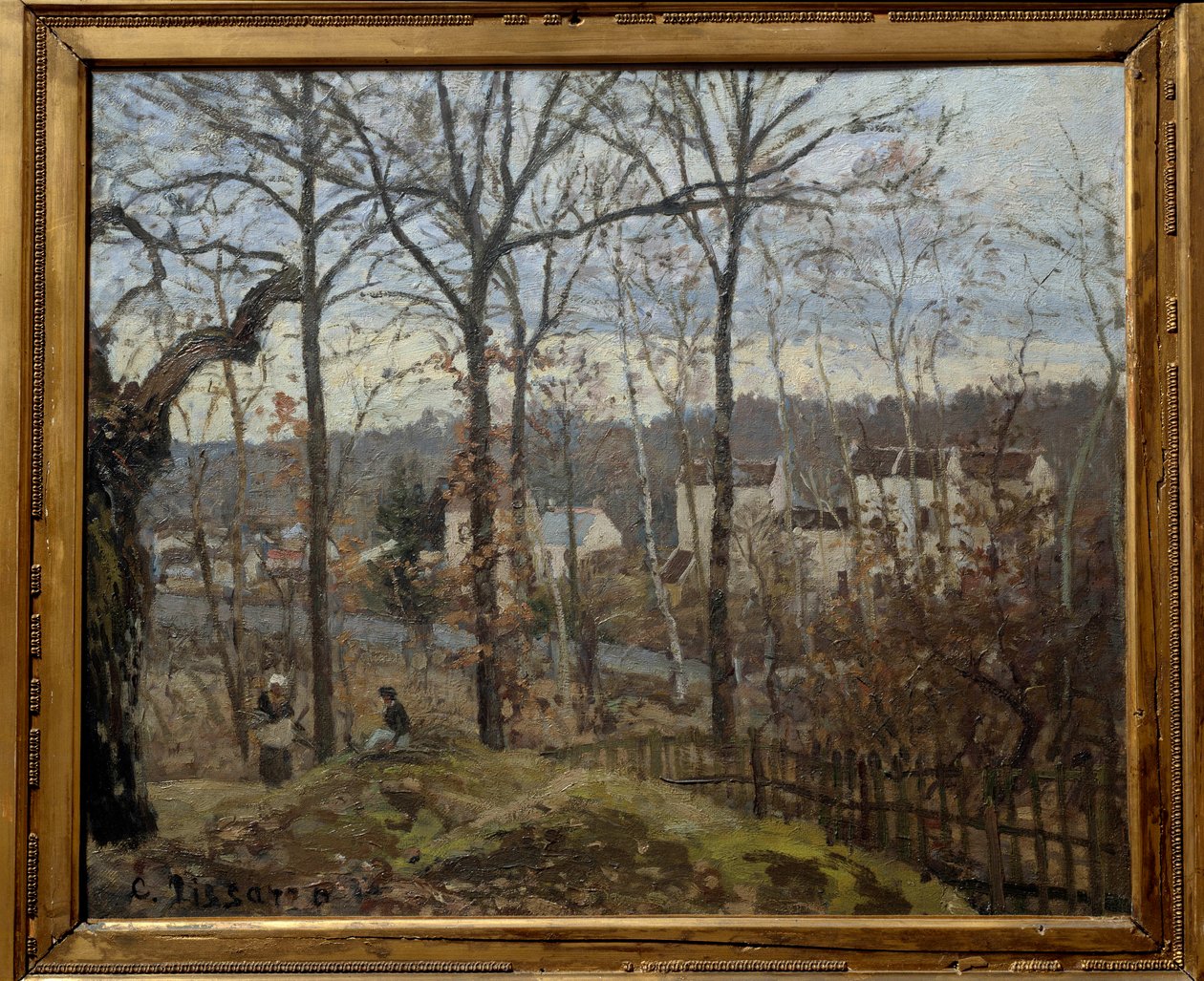 Winter Landscape in Louveciennes by Camille Jacob Pissarro