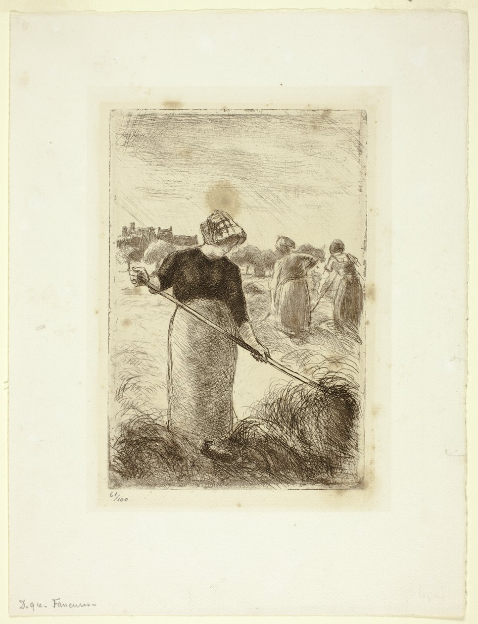 Women Tossing the Hay by Camille Pissarro