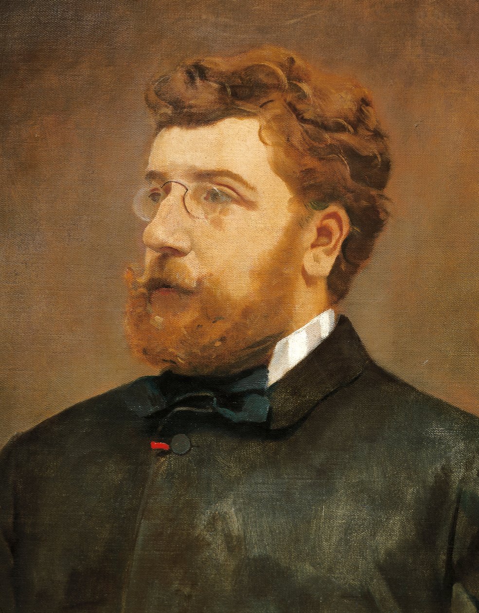 Portrait of Georges Bizet by Camillo (1840 1919) Miola