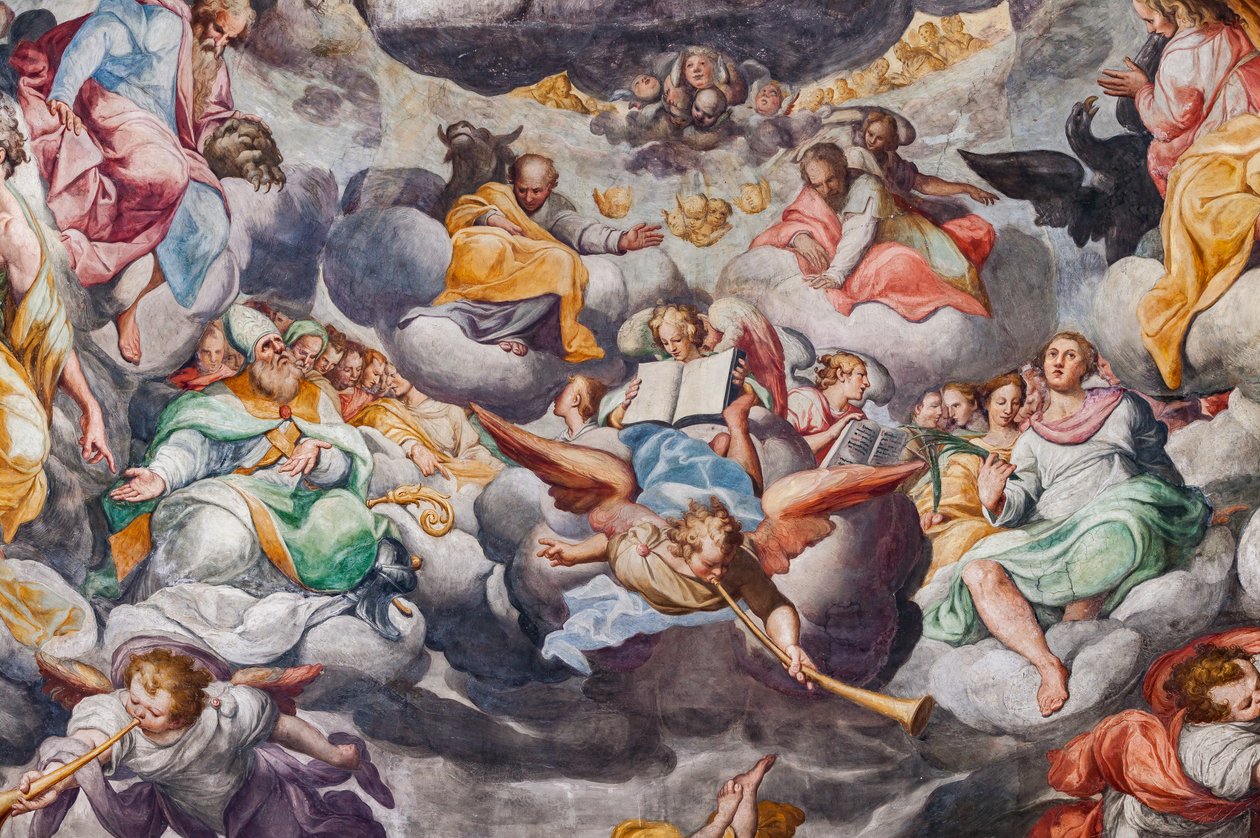 Angels Playing Music (detail) by Camillo Procaccini