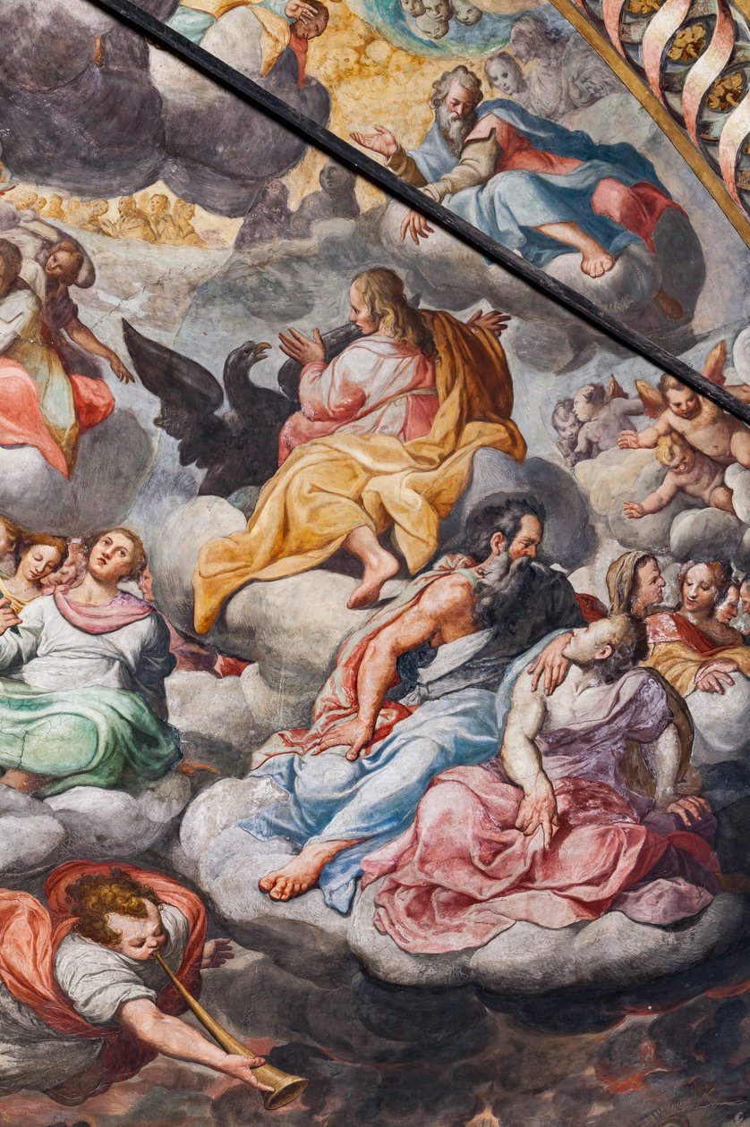 Angels playing music (detail) by Camillo Procaccini