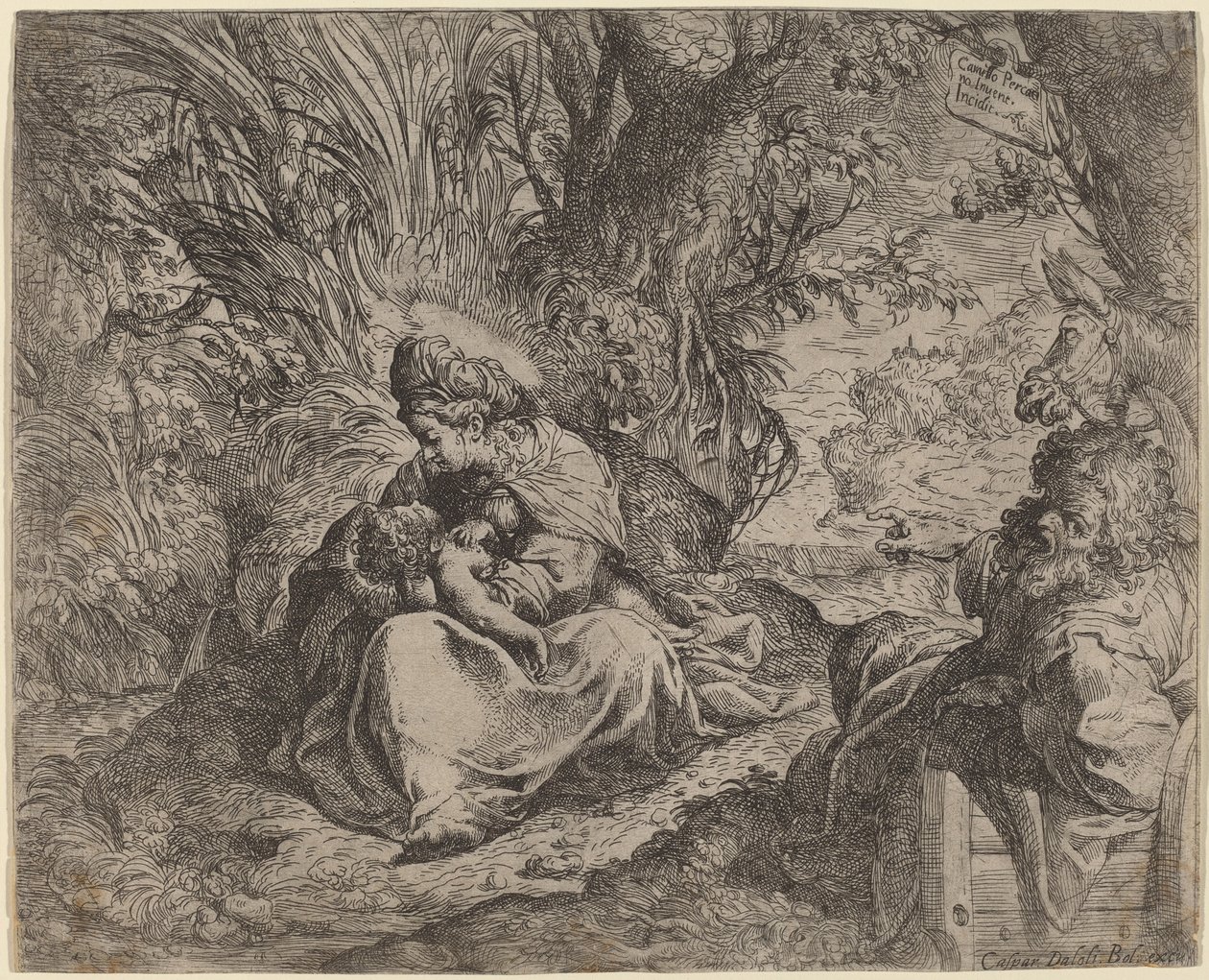 The Rest on the Flight into Egypt by Camillo Procaccini