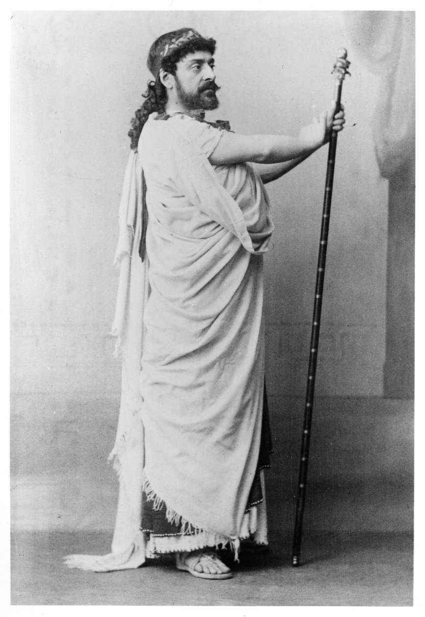 Mounet-Sully as Oedipus in Oedipus Rex by Sophocles by Camus