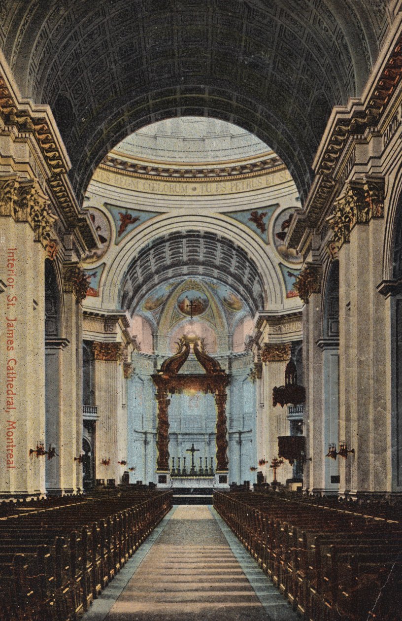 Interior, St James Cathedral, Montreal, Canada by Canadian Photographer