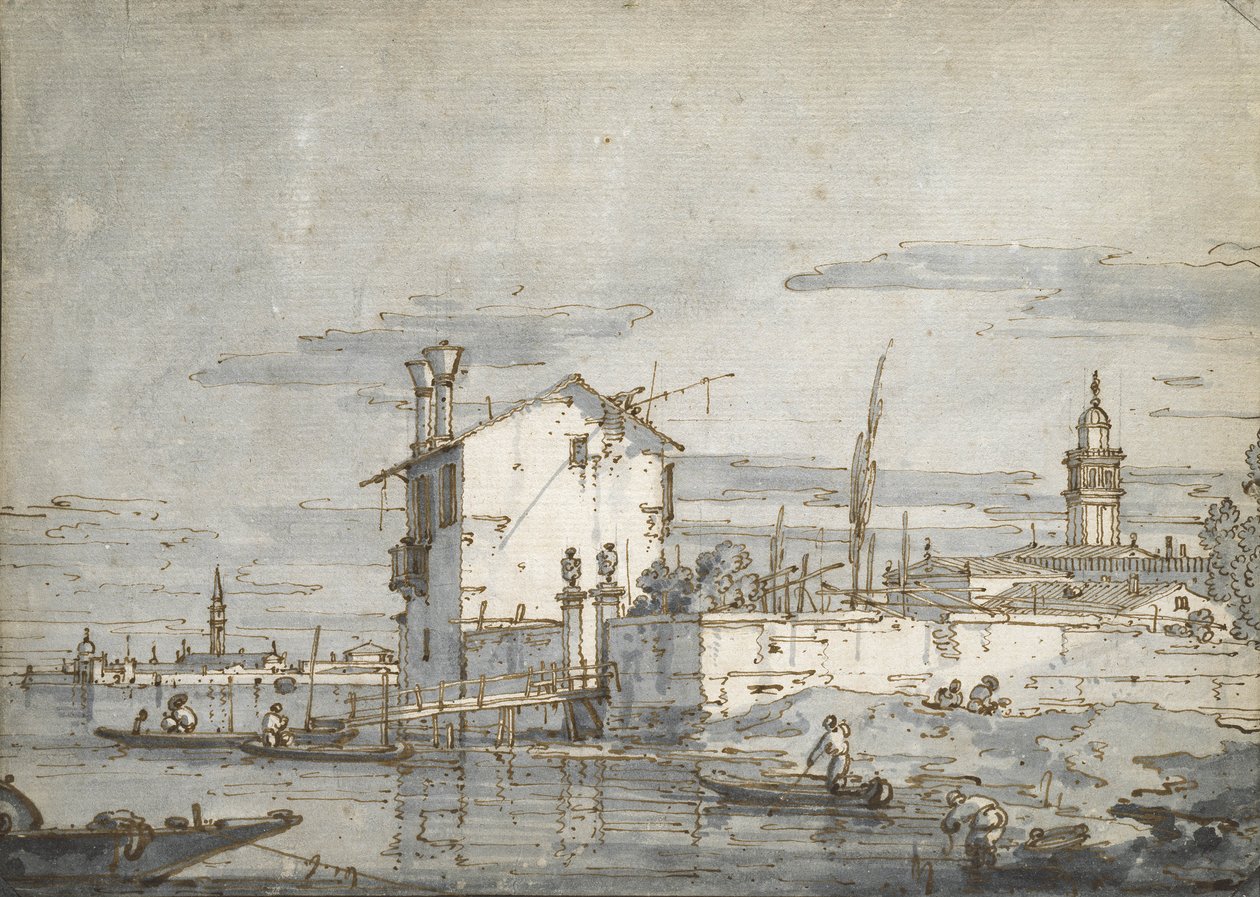 An Island in the Lagoon by Giovanni Antonio Canal