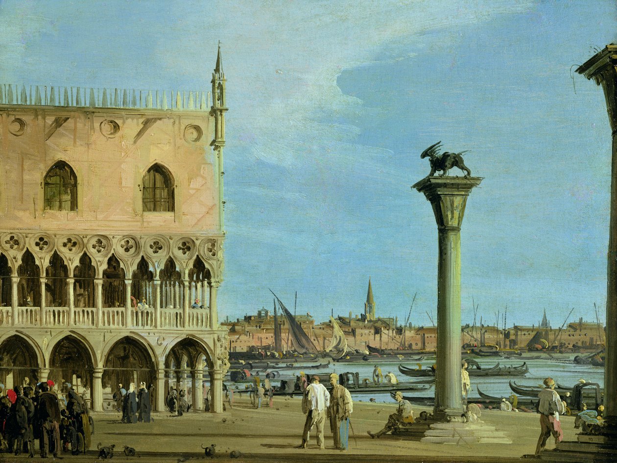 The Piazzetta di San Marco Looking South, Venice by Giovanni Antonio Canal