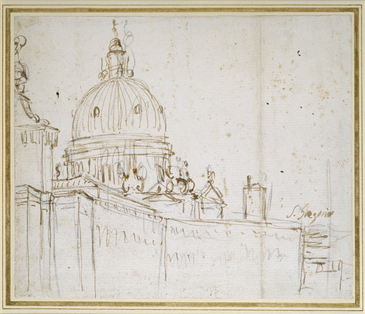 Venice: The Dogana di Mare and S. Maria della Salute by Giovanni Antonio Canal