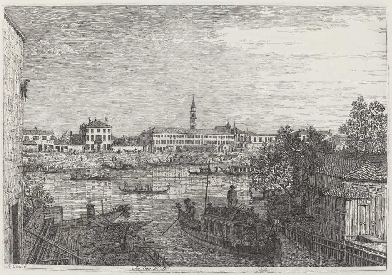 Ale Porte del Dolo, c. 1735-1746 by Canaletto
