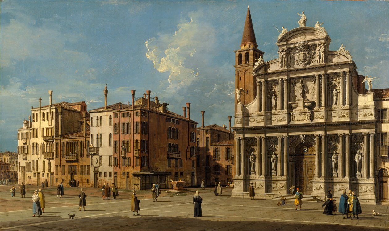 Campo Santa Maria Zobenigo, Venice by Giovanni Antonio Canal