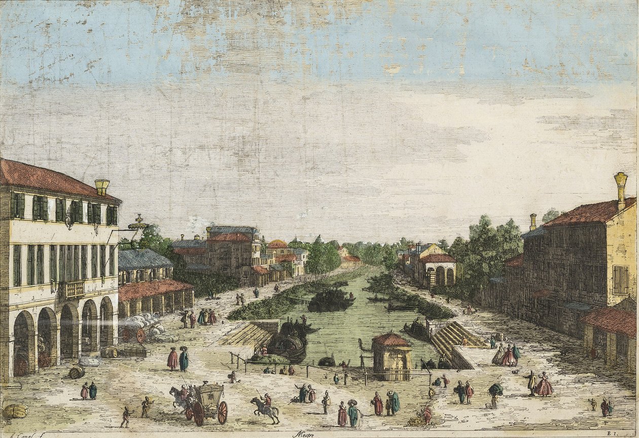 Mestre by Canaletto